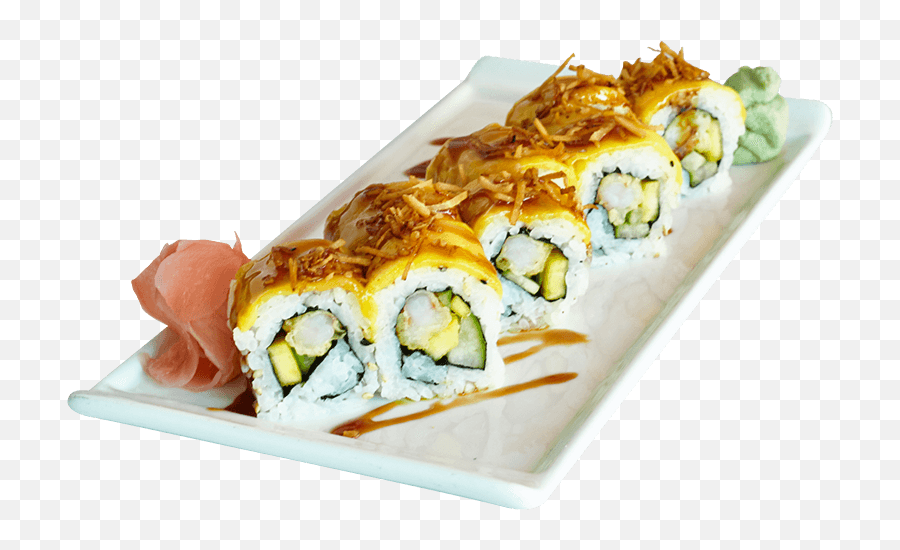 Tropical Roll - Plato De Sushi Png,Sushi Roll Png