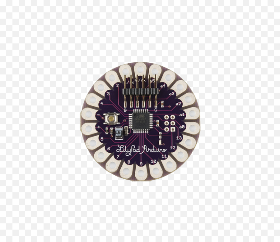 Download Hd Lilypad Arduino Kit By Amx3d - Lilypad Arduino Transparent Arduino Lilypad Png,Lily Pad Png