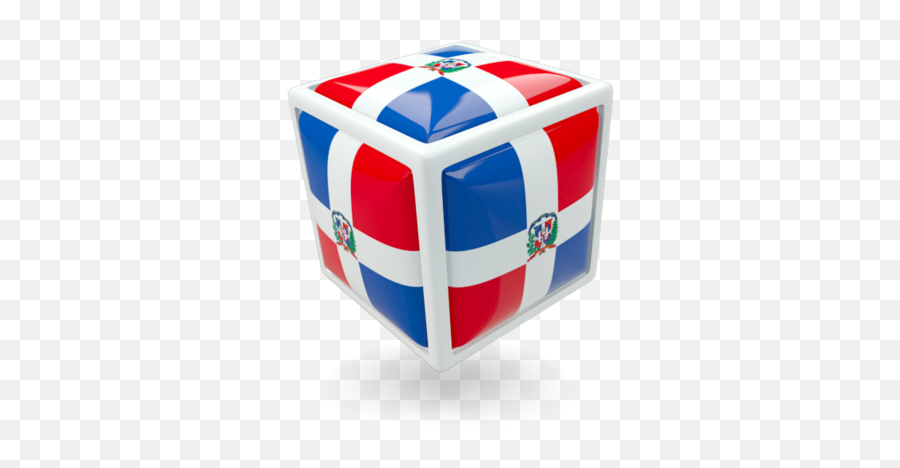 Cube Icon Illustration Of Flag Dominican Republic - Vertical Png,Cube Icon Png