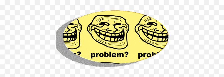 Top Troll Face Stickers For Android U0026 Ios Gfycat - Problem Troll Face Gif Png,Troll Face Transparent
