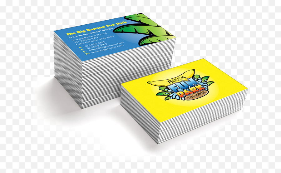 Big Banana Business Card Design - Coast Studios Business Cards Bunch Png,Business Card Png