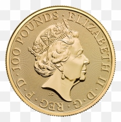 2018 1 Oz - Royal Arms 2021 Gold Coin 1 Oz Png,Gold Unicorn Png