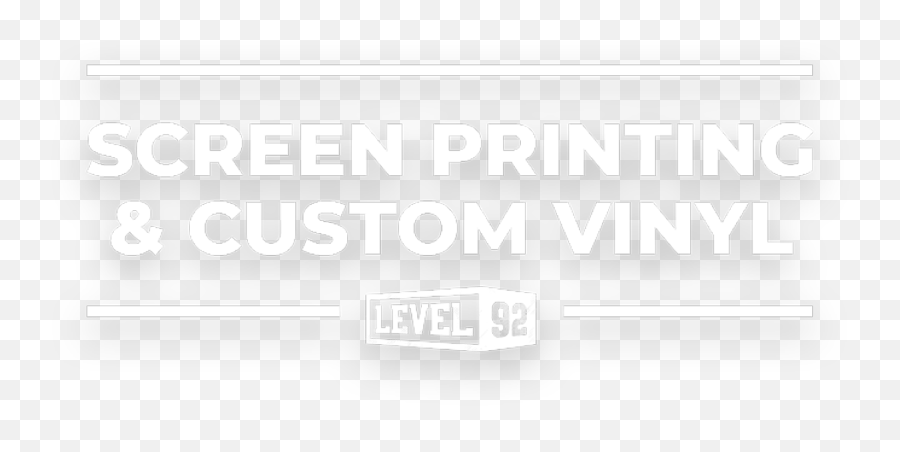 Level92 Screen Printing U0026 Vinyl Signage - Ron Hoover Png,Screen Printing Icon