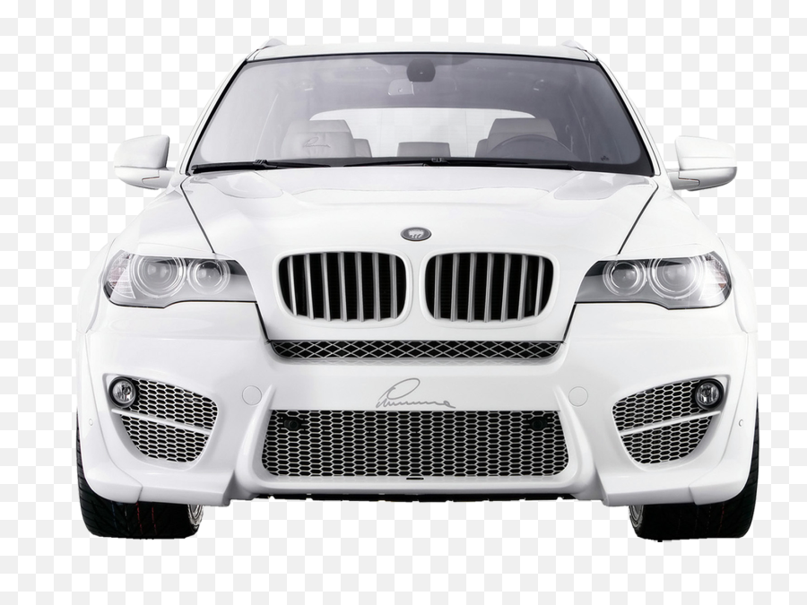 White Bmw Car Png Hd Vector Image Front View