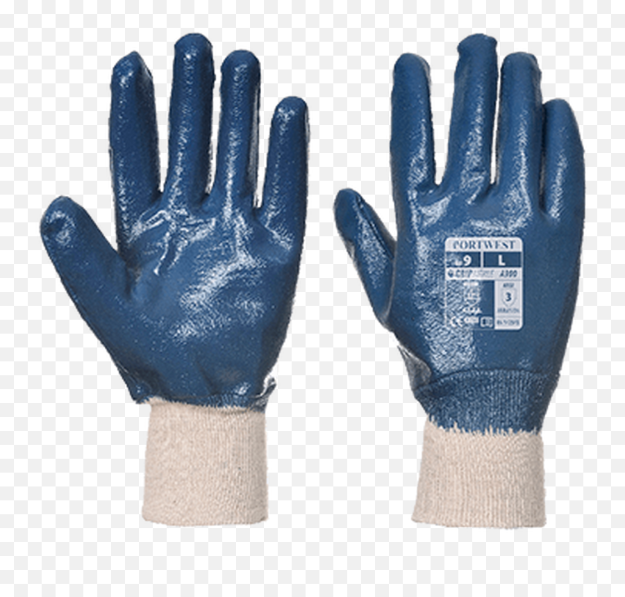 Portwest A300 Nitrile Knitwrist Glove - Portwest A300 Png,Icon Arc Glove