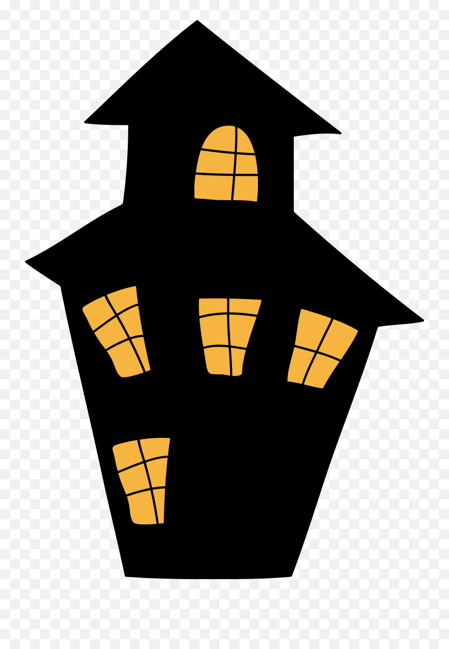 Download Hd Haunted House Clipart Png - Haunted House Cartoon Png,House Clipart Transparent