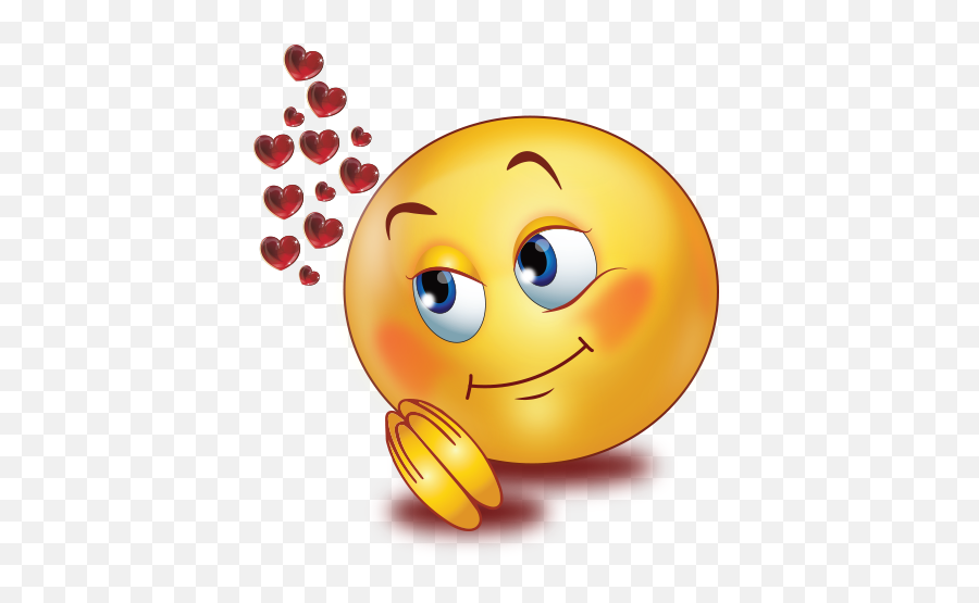 Love Big Eyes Emoji - Big Smile Emoji Love Png,Big Eyes Icon
