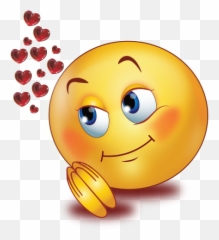 Love Big Eyes Emoji - Smile png