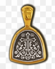 St Nicholas The Wonderworker Icon Pendant - Solid png