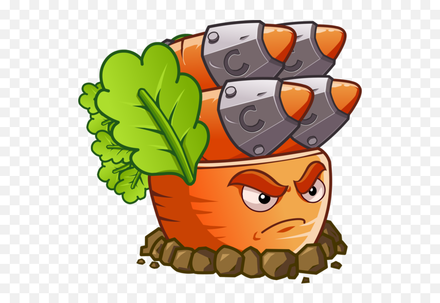 Banner Royalty Free Library Carrot - Plants Vs Zombies Carrot Rocket Launcher Png,Plants Vs Zombies 2 Icon