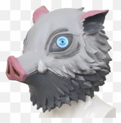 Kimetsu No Yaiba Cosplay Pig Mask - Inosuke Cabeza Png,Inosuke Icon