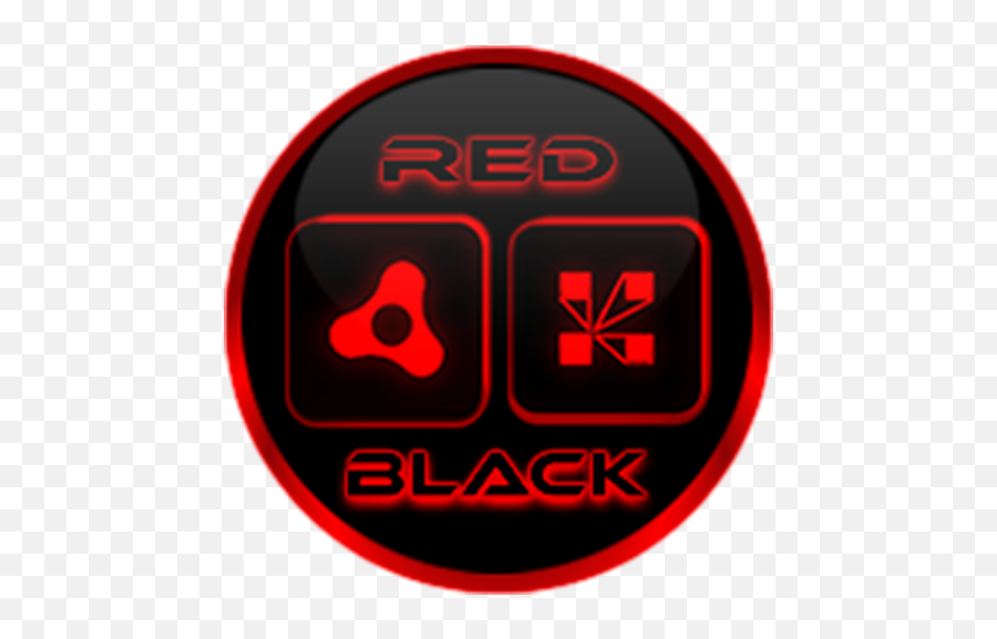 Flat Black And Red Icon Pack Free - Apps On Google Play Language Png,Windows 10 Black Icon Pack