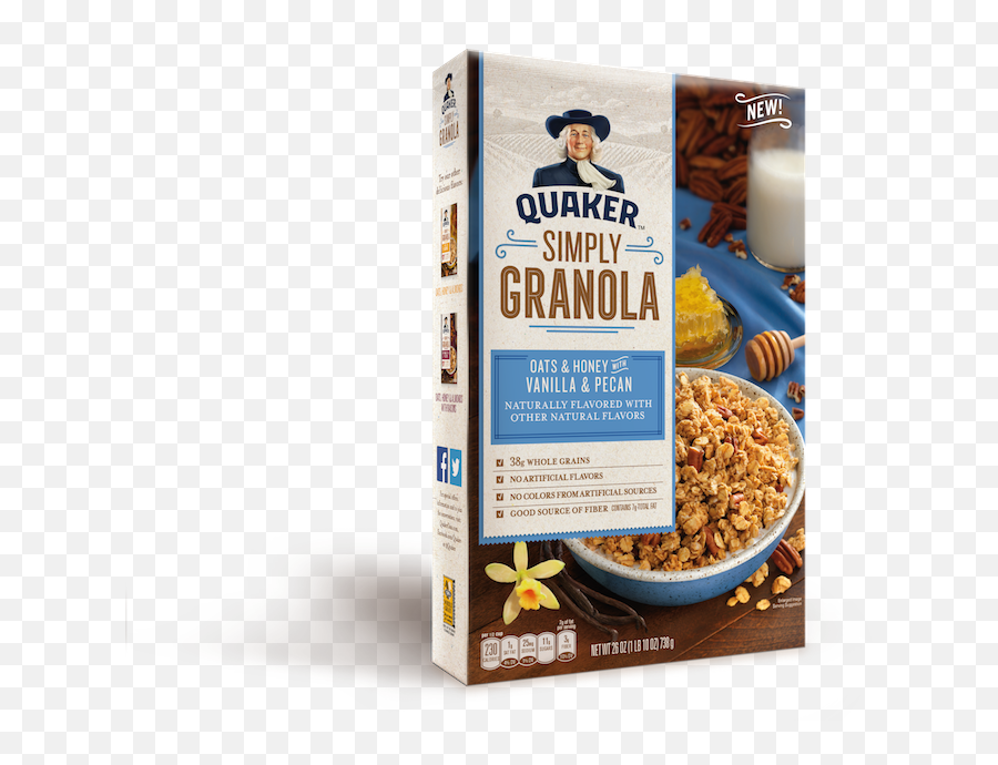 Eat Multigrain Granola Cereal - Quaker Granola Simply Oats Honey With Vanilla Png,Quaker Icon