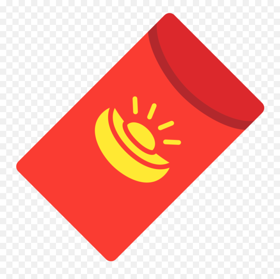 Red Envelope Emoji - Angpao Emoji Png,Android Icon Chinese