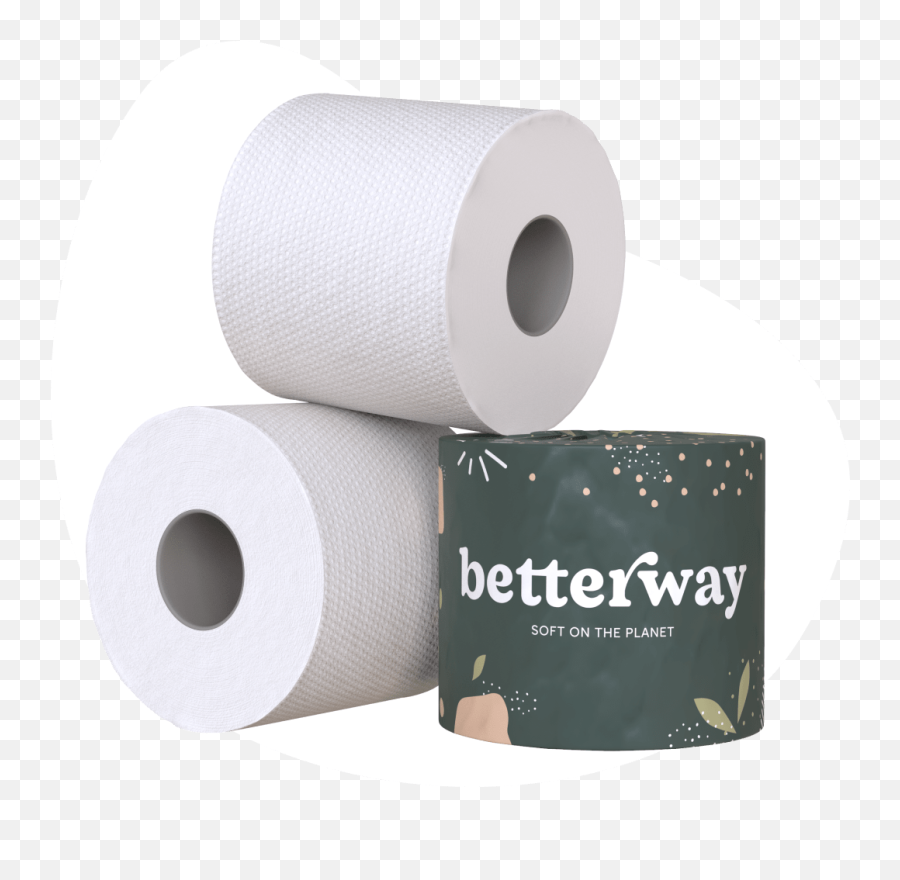 100 Bamboo Toilet Paper U2013 Betterway - Toilet Paper Png,Paper Towel Icon White Png