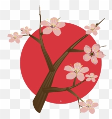 Download Free Japanese Flowering Cherry - Designs Png
