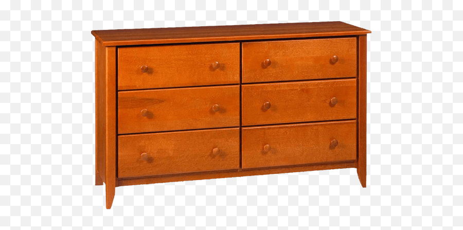 6 Drawer Dresser With Knobs - Drawer Pull Png,Dresser Icon