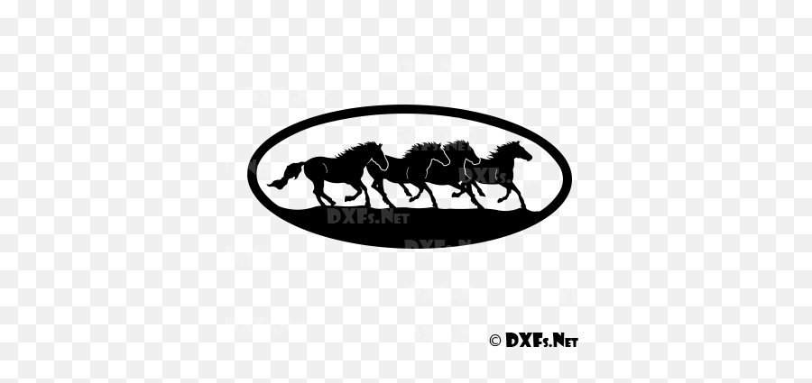 Dxf195 - Running Horse Design Cnc Dxf File Download Horse Cnc Dxf Png,Horse Running Png