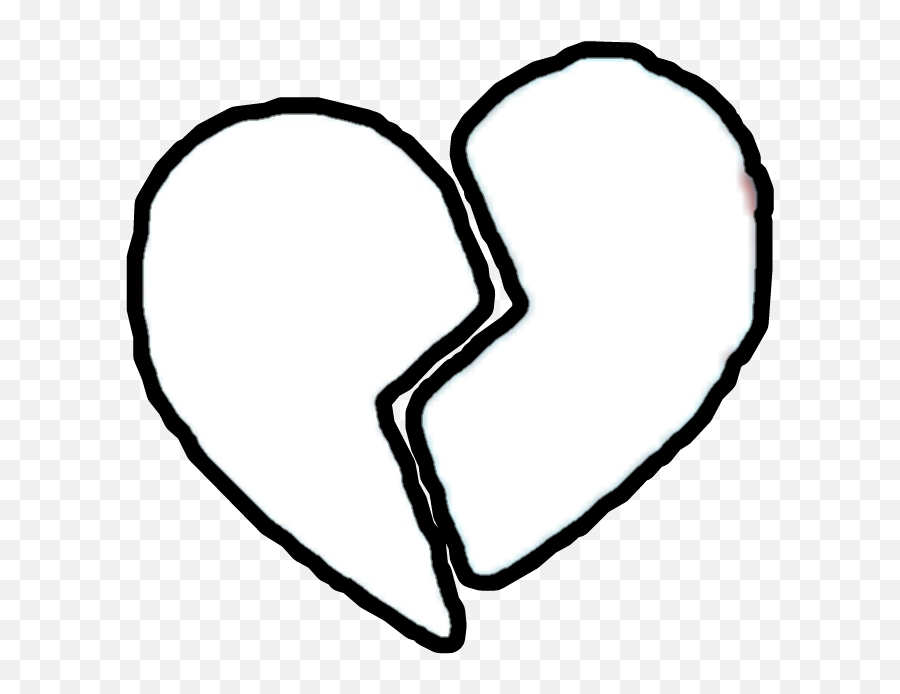 Broken Heart Aesthetic Heartbroken Tumblr - Largest Romantic Png,Heartbreak Icon