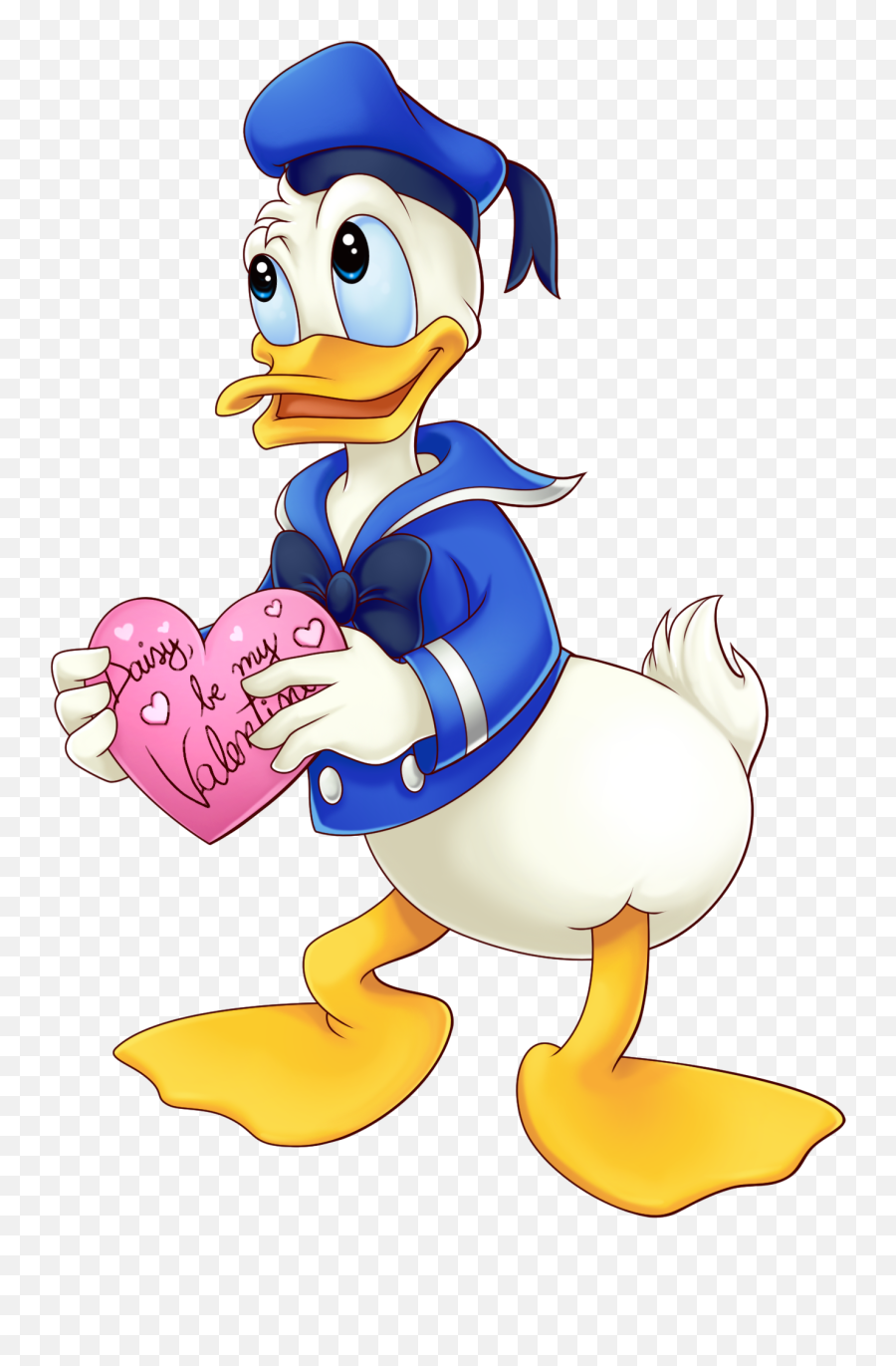 Donald Duck Png All - Donald Duck With Hearts,Duck Png