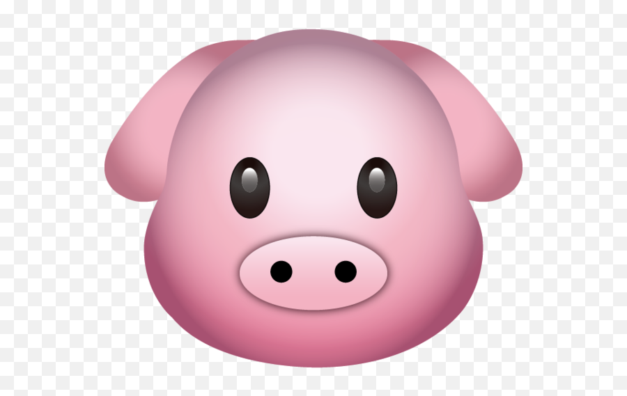 Download Hd Pig Icon This Adorable Pink Head - Pig Pig Emoji Png,Guinea Pig Icon
