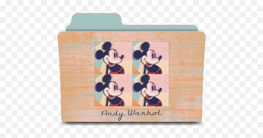 Warhol Four Mickeys Icon Folders Iconset Rebelheart - Mickey Folder Icon Png,Mickeymouse Icon