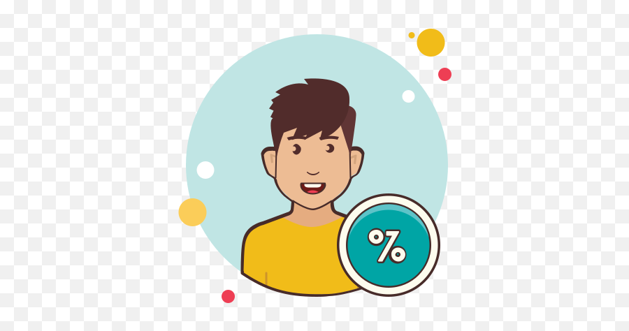Analytics Professional Male Icon In Circle Bubbles Style - Icons8 Profile Png,It Professional Icon