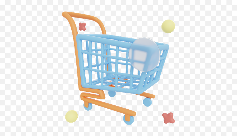 Shopping Cart Icon - Download In Colored Outline Style Empty Png,Shoping Cart Icon