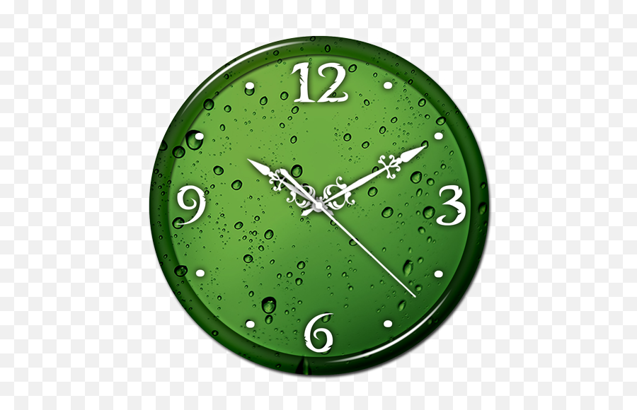 Download Free Wall Green Office Clock Hq Icon - Green Clock Transparent Background Png,Clock App Icon