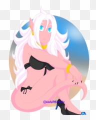 Good Majin 21 Tumblr - Cartoon Png,Android 21 Png