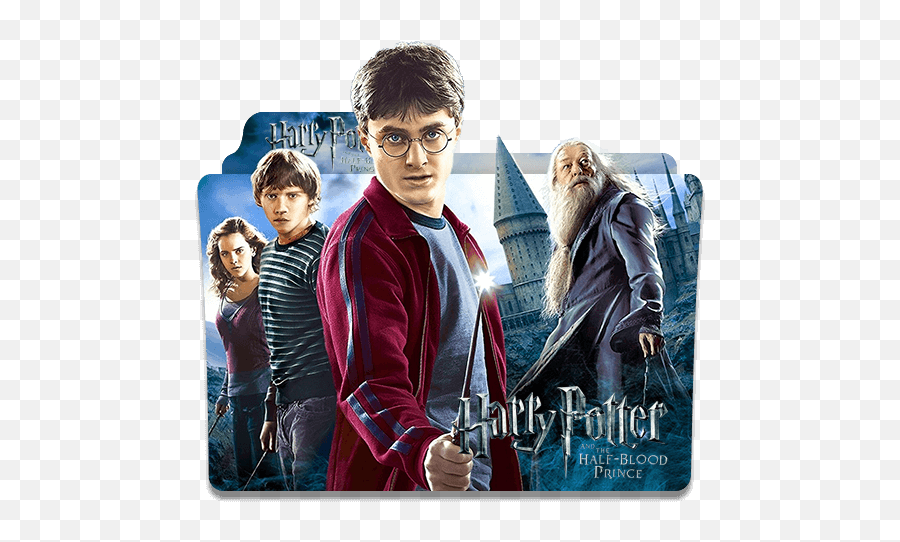 Harry Potter And The Half Blood Prince Folder Icon - Designbust Harry Potter 6 Folder Icon Png,Harry Potter Glasses Icon