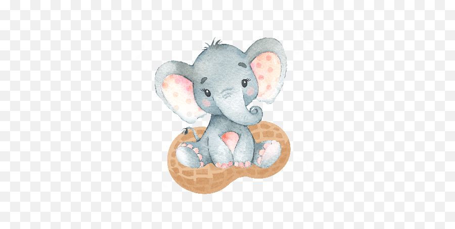 Download Elephant Baby Shower Girl Peanut Elpp U2013 Pretty Simple Baby Elephant Baby Shower Png Baby Shower Png Free Transparent Png Images Pngaaa Com