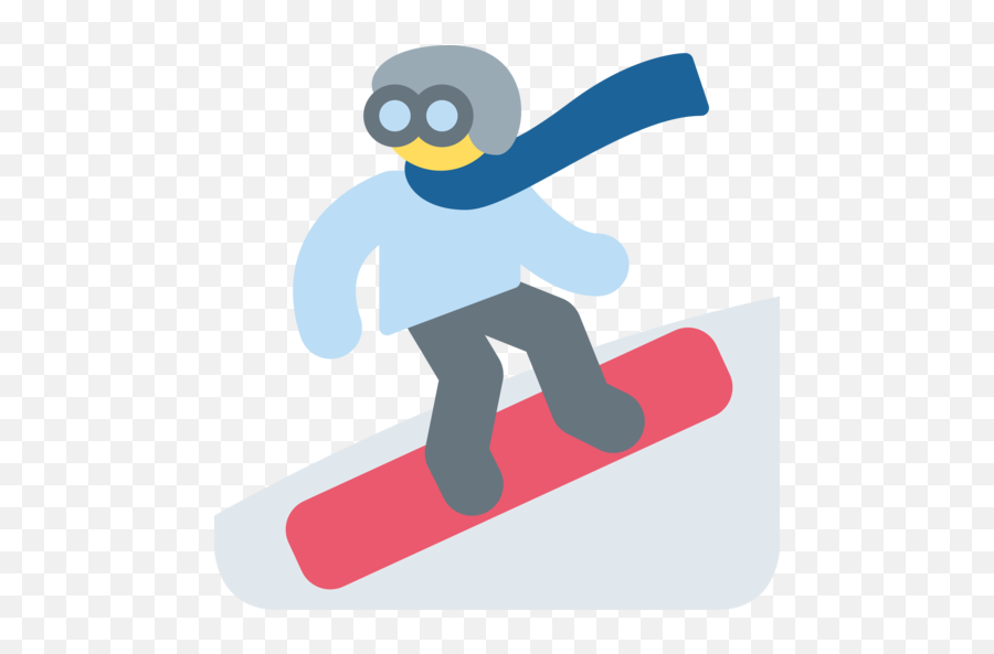Snowboarder Emoji - Snowboarder Emoji Png,Snowboarder Png