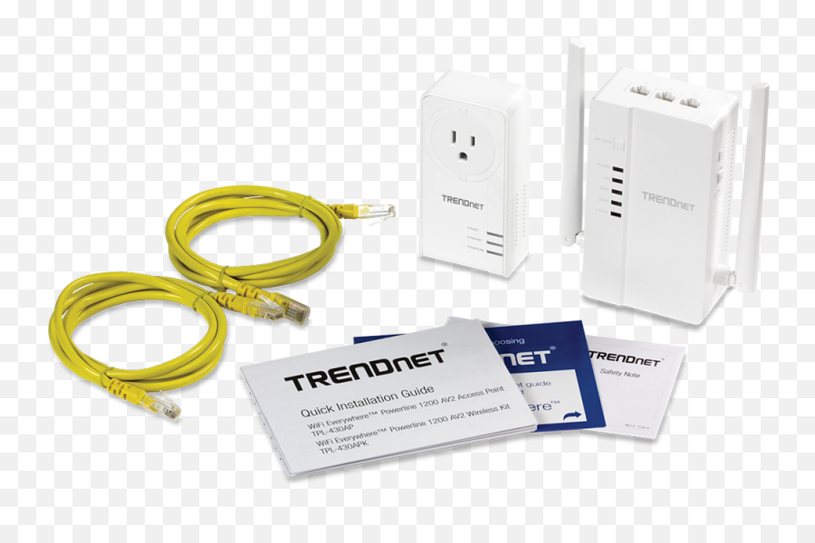 Wifi Everywhere Powerline 1200 Av2 Wireless Kit - Trendnet Tpl 430ap Png,Powerline Icon