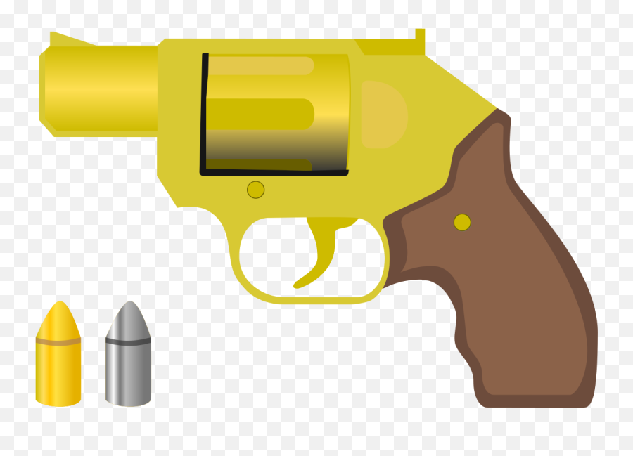Gun Weapon Revolver Ammunition - Classical Clipart Png Ammunition,Pointing Gun Png
