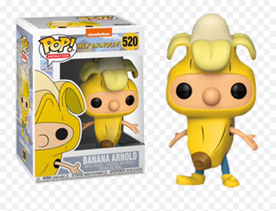 Hey Arnold - Arnold In Banana Suit Us Exclusive Pop Vinyl Banana Arnold Funko Pop Png,Hey Arnold Png