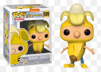 Hey Arnold - Arnold In Banana Suit Us Exclusive Pop Vinyl Banana Arnold Funko Pop Png,Hey Arnold Png