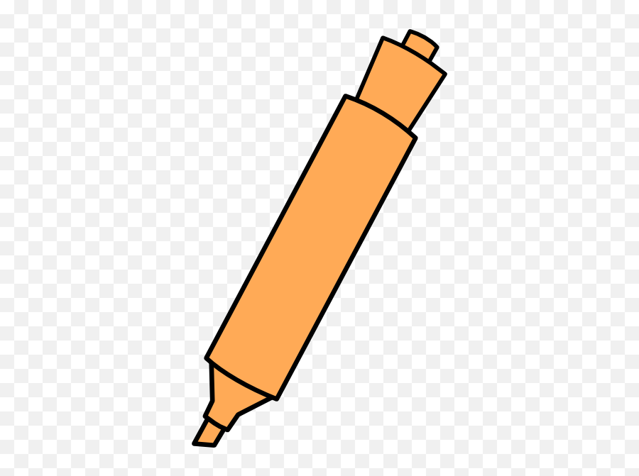 Library Stock Png Files - Marker Black And White,Highlighter Png
