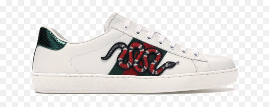 Gucci Ace Embroidered Snake - Gucci Ace Snake Png,Gucci Snake Png