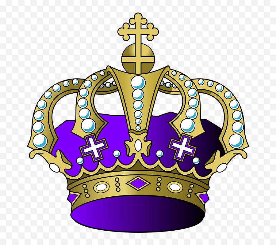 Crown Royal Clipart Prince - Purple And Gold Crown Transparent Png,Gold Crown Png