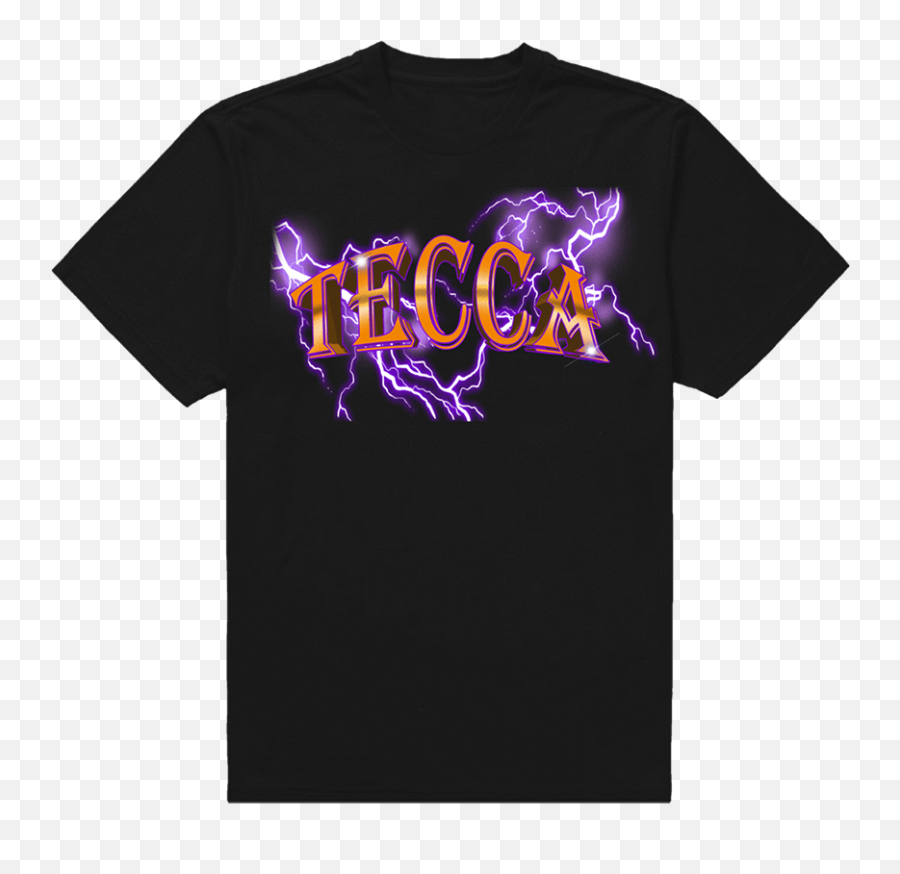Tecca Lightning Tee Purple Digital - Active Shirt Png,Purple Lightning Png