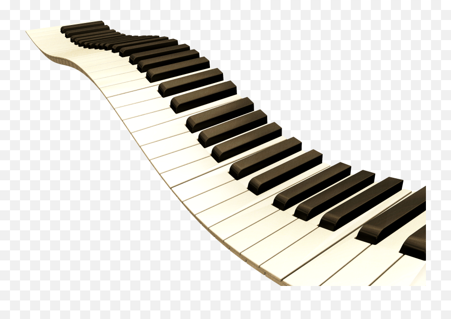 Piano Musical Keyboard Clip Art - Wavy Piano Keys Png,Piano Clipart Transparent