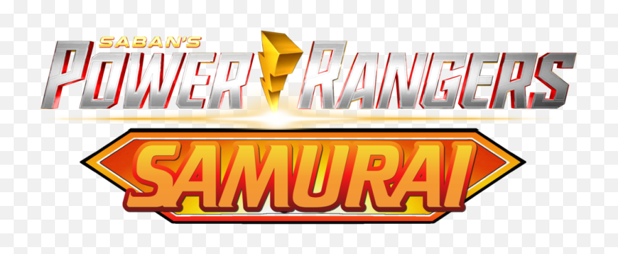 Download Hd Sabanu0027s Power Rangers Samurai Hasbro Style Logo - Power Rangers Hasbro Samurai Png,Hasbro Logo