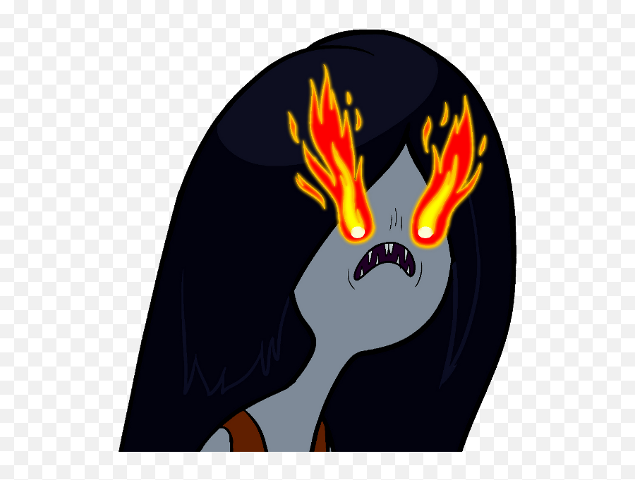Adventure Time Marceline Fire Eyes - Cartoon Fire In Eyes Png,Fire Eyes Png
