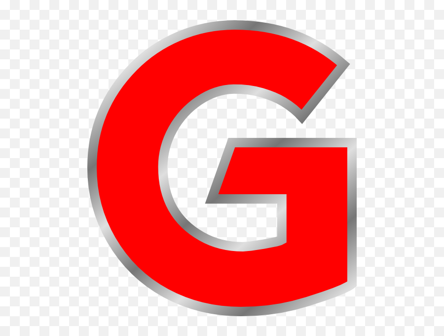 Uppercase G Clip Art - Vector Clip Art Online Red Letter G Clipart Png,G Png