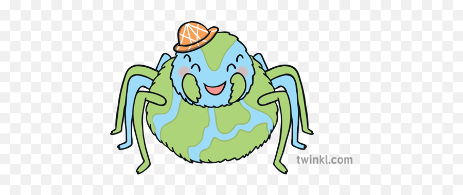 Webster The World Wide Web Spider Talking Cute Friendly - Clip Art Png,Cute Spider Png