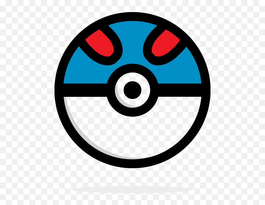 A Great Ball For Class I Really Enjoyed Working - Pokeball Great Ball Png,Pokemon Go Transparent
