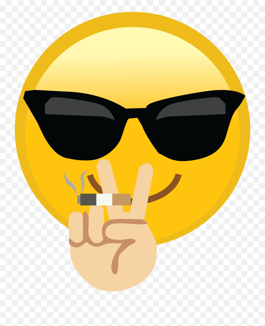 Smiling Face With Sunglasses Cool Emoji Png Thug Life Glasses Transparent Background