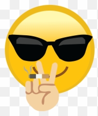 Smiling Face With Sunglasses Cool Emoji Png