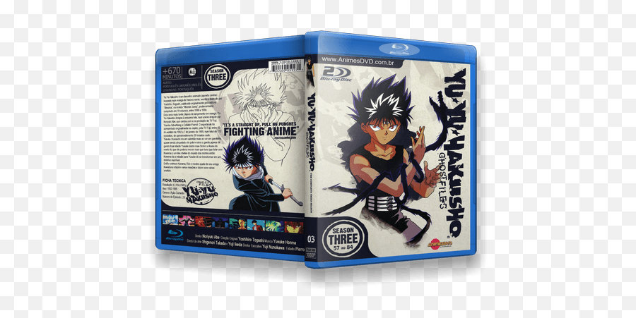 Yu Hakusho Completo Blu Ray - Yu Yu Hakusho Blu Ray Cover Png,Yu Yu Hakusho Png